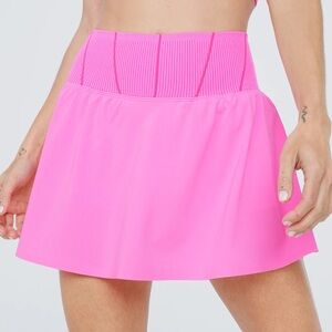 Aerie Hot Pink Seamless Corset Skort